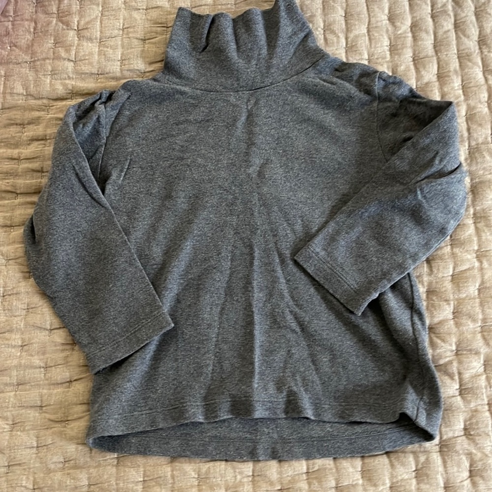Uniqlo kids grey heattech turtleneck